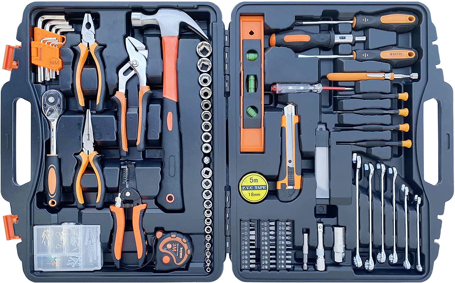 Bangrui 330-Piece Tool Set - General Household Hand Tool Kit with