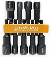 Load image into Gallery viewer, Bangrui Lengthened MAGNETIC HEX NUT DRIVER SET/65L 9 PCs
