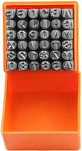 Load image into Gallery viewer, Number and Letter Stamp Set (36 Piece Punch Set/A-Z &amp; 0-9) Industrial Grade Hardened Carbon Steel Metal
