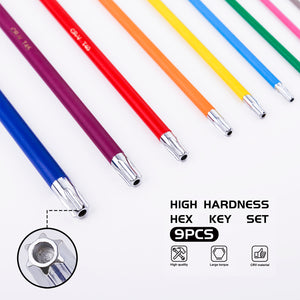 18PCS Colorful Hex Key Wrench Set