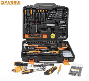 Tool Set General Household Hand Tool Kit with Storage Case Plastic Tool Box (330 PCS Tool Set)