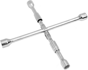 4-Way Cross Folding Lug Wrench