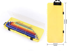 Load image into Gallery viewer, 9PCS Colorful Hex Key Wrench Set with Plastic Box
