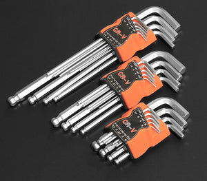 9PCS Hex Key Wrench Set （CR-V Material）
