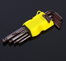 Load image into Gallery viewer, 9PCS Hex Key Wrench Set（S2 Material）
