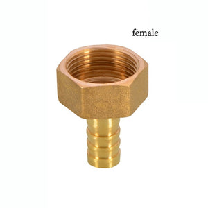 4/ 6/8/10/12/14mm 16mm 19mm 20mm 25mm Hose Barb TO 1/8" 1/4" 3/8" 1/2" 3/4" 1" BSP Female Male Brass Pipe Fitting Gas Connector