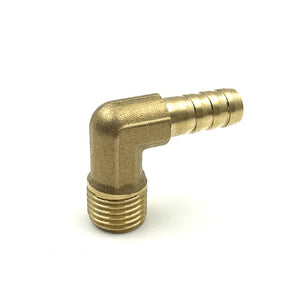 Bangrui connector 6 8 10 12 14mm hose barb connector, hose tail thread 1/8 1/4 3/8 1/2 inch thread (PT)brass water pipe fittings