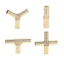 Load image into Gallery viewer, Pipe Fitting 4mm 6mm 8mm 10mm 12mm Brass Hose Barbed Tail Coupler Adapter Connector For Gas Water Tube
