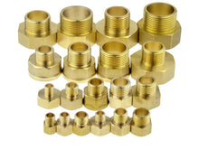 Load image into Gallery viewer, Brass 1/8 1/4 3/8 1/2 3/4 Female to Male Threaded Hex Bushing Reducer Copper Pipe Fitting Water Gas Adapter Coupler Connector
